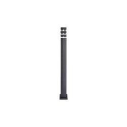 Lampa ogrodowa LED GU10 35W IP44 RAL7021 80cm stojąca do ogrodu i altany