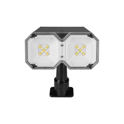 Lampa LED solarna wbijana 1,8W 2700K/6500K IP44 czarna do ogrodu i altany