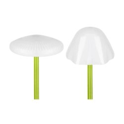Lampa solarna LED 0.36W 3000K IP44 zielona 72cm czujnik zmierzchu do ogrodu i altany