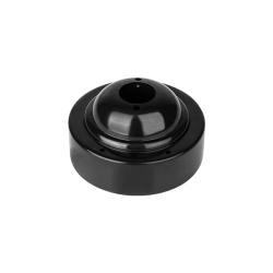 Lampa LED solarna kula 0,24W 6500K IP54 czarna biała 25cm do ogrodu i altany
