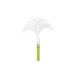 Lampa solarna LED 0.36W 3000K IP44 zielono-biała 77cm z czujnikiem do ogrodu i altany