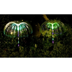 Lampa LED solarna 0.36W RGB IP44 77cm z czujnikiem do ogrodu i altany