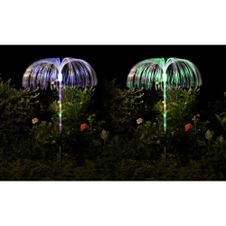 Lampa LED solarna 0.36W RGB IP44 77cm z czujnikiem do ogrodu i altany