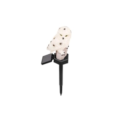 Lampa LED solarna 0.1W 3000K IP44 biała 40cm z czujnikiem zmierzchu do ogrodu i altany