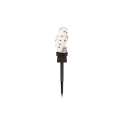 Lampa LED solarna 0.1W 3000K IP44 biała 40cm z czujnikiem zmierzchu do ogrodu i altany
