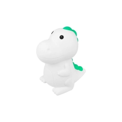 Lampa LED dziecięca dinozaur 2,5W RGBWW IP20 biała 80x130x140mm USB-C