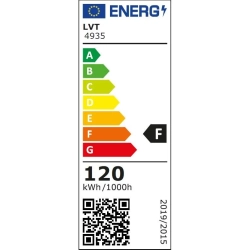 Lampa robocza LED 120W 6000K IP67 do garażu i warsztatu — zdjęcie 6