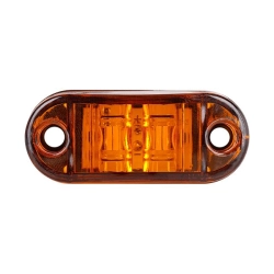 Lampa obrysowa LED 2,5W 12-24V pomarańczowa IP67 do pojazdów i maszyn — zdjęcie 2