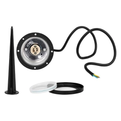 Lampa ogrodowa LED 1xGU10 35W IP65 czarna do ogrodu i altany — zdjęcie 8