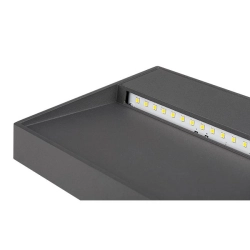 Oprawa architektoniczna LED 4W 4000K IP54 RAL7021 150x150x26 do wejścia i na schody — zdjęcie 4