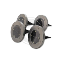 Lampa LED solarna 0,4W 5500-6000K IP54 do ogrodu i altany 115x135mm czujnik zmierzchu