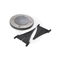 Lampa LED solarna 0,4W 5500-6000K IP54 do ogrodu i altany 115x135mm czujnik zmierzchu