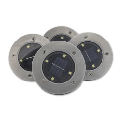 Lampa LED solarna 0,4W 5500-6000K IP54 do ogrodu i altany 115x135mm czujnik zmierzchu