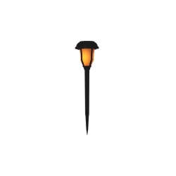 Lampa LED solarna 0,72W 3000K IP44 czarna 40cm z czujnikiem zmierzchu do ogrodu i altany