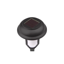 Lampa LED solarna 0,72W 3000K IP44 czarna 40cm z czujnikiem zmierzchu do ogrodu i altany