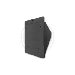 Lampa LED 3W 5500-6000K IP65 czujnik ruchu i zmierzchu czarna do ogrodu i na podjazd