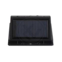 Lampa LED 3W 5500-6000K IP65 czujnik zmierzchu czarna 125x98x48mm do ogrodu i elewacji