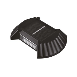 Lampa LED solarna 15lm 4500K IP65 czarna do elewacji i fasady