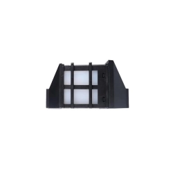 Lampa LED solarna 0,72W 3000K IP44 czarna z czujnikiem zmierzchu do ogrodu i altany