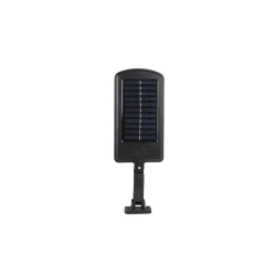 Lampa LED solarna 10W 6500K IP44 czujnik PIR czarna slim