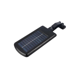 Lampa LED solarna 10W 6500K IP44 czujnik PIR czarna slim