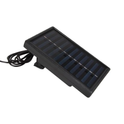 Lampa LED solarna 1,8W 6500K IP44 czarna z pilotem do ogrodu i altany