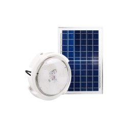Plafon LED solarny 120W 5000K IP65 do ogrodu i altany