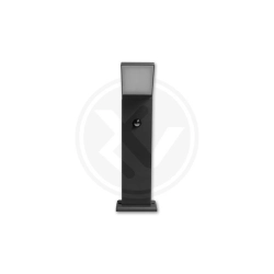 Lampa ogrodowa LED 12W 4000K IP54 czujnik ruchu czarna 50cm do ogrodu i altany