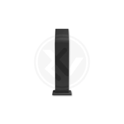 Lampa ogrodowa LED 12W 4000K IP54 czujnik ruchu czarna 50cm do ogrodu i altany