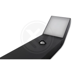 Lampa ogrodowa LED 12W 4000K IP54 czujnik ruchu czarna 80cm do ogrodu i altany — zdjęcie 2