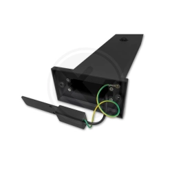 Lampa ogrodowa LED 12W 4000K IP54 czujnik ruchu czarna 80cm do ogrodu i altany — zdjęcie 3