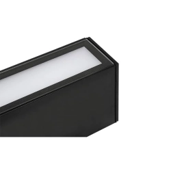 Lampa ogrodowa LED 24W 4000K IP44 czarna 60cm dwustronna do ogrodu i altany — zdjęcie 2