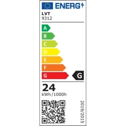 Lampa ogrodowa LED 24W 4000K IP44 czarna 60cm dwustronna do ogrodu i altany — zdjęcie 10
