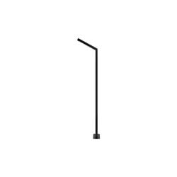 Lampa ogrodowa LED 50W 4000K IP65 czarna 350cm do ogrodu i altany — zdjęcie 3