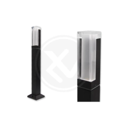 Lampa ogrodowa LED 7W 4500K IP54 czarna 50cm do ogrodu i altany