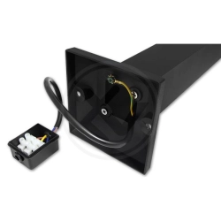 Lampa ogrodowa LED 7W 4500K IP54 czarna 50cm do ogrodu i altany