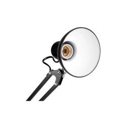 Lampa biurkowa kreślarska LED E27 max60W czarna aluminiowa — zdjęcie 10