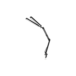 Lampa biurkowa kreślarska LED 14W 6000K aluminium czarna — zdjęcie 4