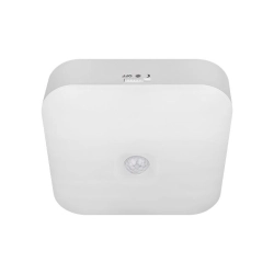 Lampa LED 5W 4000K IP20 biała z czujnikiem PIR i akumulatorem