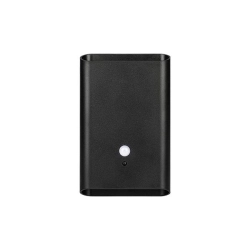 Lampa LED 2.5W 3000-6500K PIR czarna z akumulatorem i USB