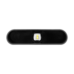 Lampa LED 2.5W 3000-6500K PIR czarna z akumulatorem i USB