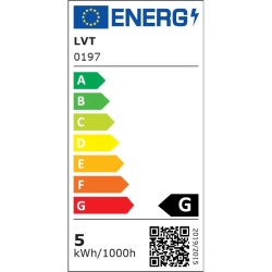 Lampa LED 5W 4000K 48V IP20 biała do systemu Magnetic tracklight