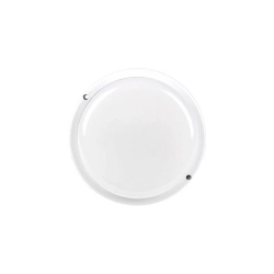 Lampa LED okrągła 12W 4000K IP54 biała do wejścia i na schody