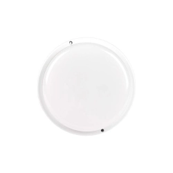 Lampa LED 18W 4000K IP54 biała okrągła do wejścia i na schody