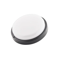 Lampa LED 18W 4000K IP54 czarna do wejścia i na schody