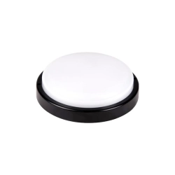 Lampa LED 18W 4000K IP54 czarna do wejścia i na schody