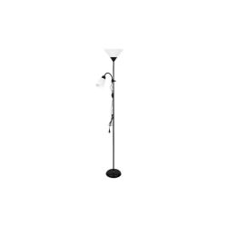 Lampa podłogowa LED 60W czarna 176cm elastyczna szyjka IP20 do salonu i biura — zdjęcie 2