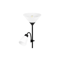 Lampa podłogowa LED 60W czarna 176cm elastyczna szyjka IP20 do salonu i biura — zdjęcie 6