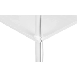 Lampa podłogowa LED 1xE27 60W 160cm biała z półkami do salonu i biura — zdjęcie 6