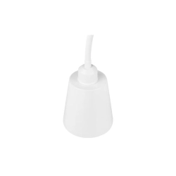 lampa podłogowa LED E27 60W biała drewno 145cm do salonu i biura